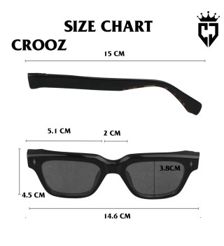 CROOZ GREY | Original Carel Jeni Eyewear Include Lensa